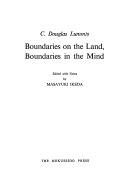 Boundaries on the land, boundaries in the mind