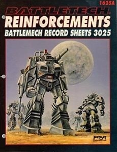 Battletech Reinforcements: Battlemech Record Sheets 3025