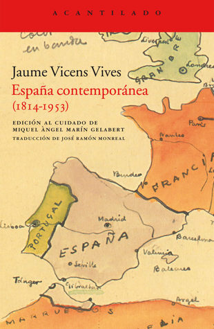 Portada de España contemporánea, de Jaume Vicens i Vives