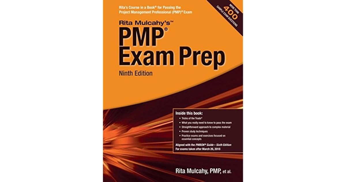 PMP Exam Prep Accelerated Learning To Pass The Project Management 