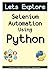 Lets Learn Selenium Using P...