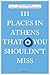 111 Places in Athens That You Shouldn't Miss by Alexia Amvrazi