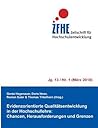Evidenzorientierte Qualitätsentwicklung in der Hochschullehre: Chancen, Herausforderungen und Grenzen (German Edition)
