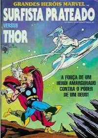Grandes Heróis Marvel - Surfista Prateado Versus Thor