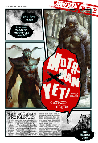 Enigma-X File: Mothman X Yeti Cryptid Clues