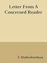 Letter from a Concerned Reader Letter from a Concerned Reader