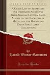 a-check-list-of-broadsides-and-pamphlets-associated-with-abraham-lincoln-based-mainly-on-the-rockefe