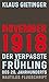 November 1918 – Der verpasste Frühling des 20. Jahrhunderts