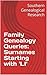 Family Genealogy Queries: S...