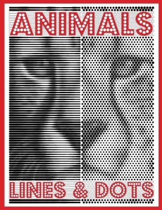 LINES & DOTS: Animals: New Kind of Coloring with One Color to Use for Adults Relaxation & Stress Relief (One Color Relaxation)