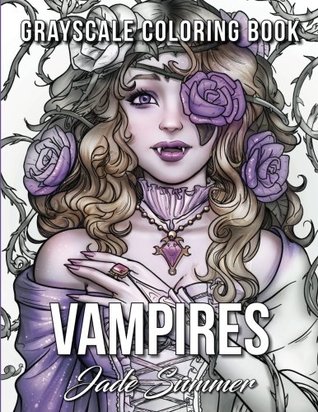Vampires: A Grayscale Coloring Book with Sexy Vampire Women, Dark Fantasy Romance, and Haunting Gothic Scenes for Relaxation (Paperback)