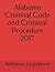 Alabama Criminal Code and Criminal Procedure 2017