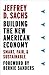 Building the New American Economy: Smart, Fair, and Sustainable
