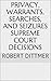 Privacy, Warrants, Searches, and Seizures Supreme Court Decis... by Robert Dittmer