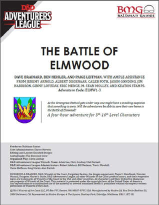 The Battle of Elmwood (CCC-BMG-ELMW1-3)