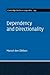 Dependency and Directionality (Cambridge Studies in Linguistics, Series Number 154)