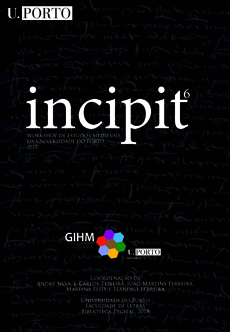 Incipit 6 : Workshop de Estudos Medievais da Universidade do Porto (2017)