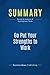 Summary: Go Put Your Strengths to Work: Review and Analysis of Buckingham's Book
