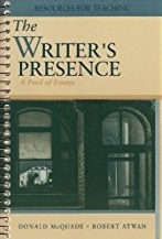 Resources for Teaching The Writer's Presence: A Pool of Essays