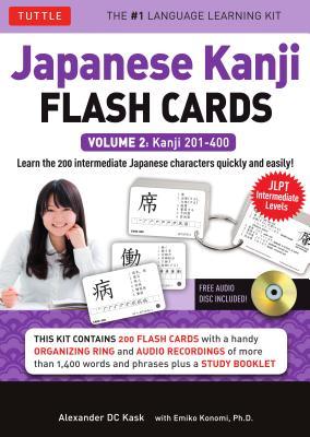 Japanese Kanji Flash Cards Kit Volume 2: Kanji 201-400: JLPT Intermediate Level:
