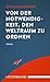 Von der Notwendigkeit, den Weltraum zu ordnen (German Edition)
