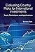 Evaluating Country Risks for International Investments by Ephraim Clark