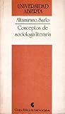 Conceptos de sociología literaria