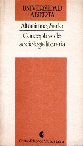 Conceptos de sociología literaria (Paperback)