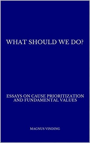 What Should We Do?: Essays on Cause Prioritization and Fundamental Values (Kindle Edition)