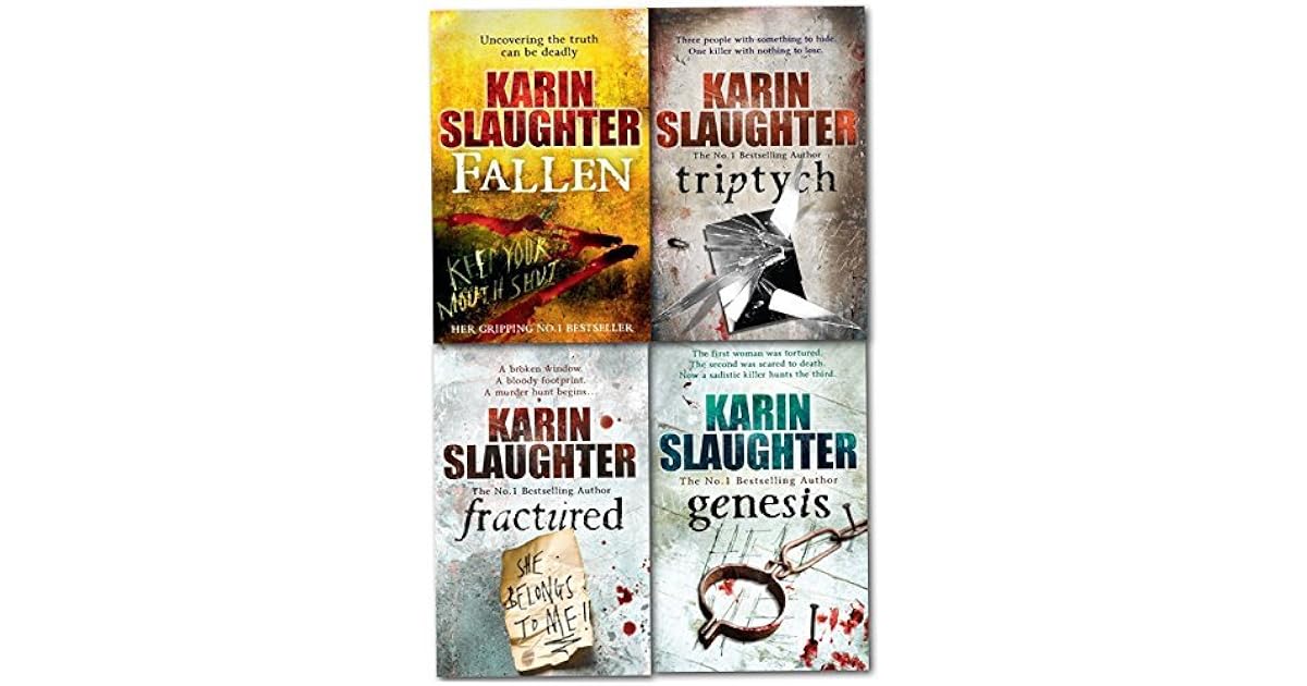 Karin Slaughter Will Trent Atlanta Series 4 Books Collection Set