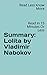 Summary: Lolita by Vladimir...