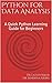 Python for Data Analysis: A...