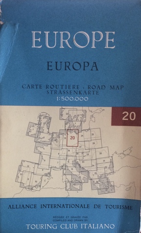 Europe. Europa. Carte routiere-road map-strassenkarten. 1:500.000.#20. (Paperback)