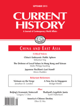 Current History, China and East Asia, September 2017
