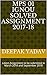 MPS 01 IGNOU SOLVED ASSIGNM...