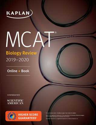 MCAT Biology Review 2019-2020: Online + Book (Kaplan Test Prep)