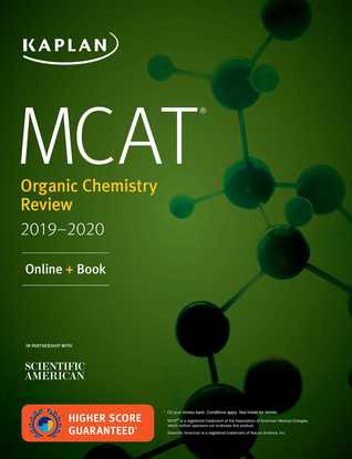 MCAT Organic Chemistry Review 2019-2020: Online + Book (Kaplan Test Prep)