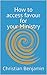 How to Access favour for your Life and Ministry by Christian Benjamin