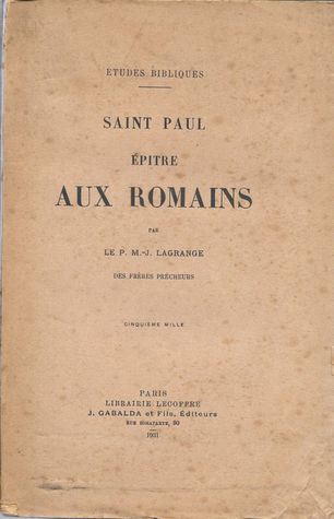 Saint Paul Epitre aux Romains (Leather Bound)