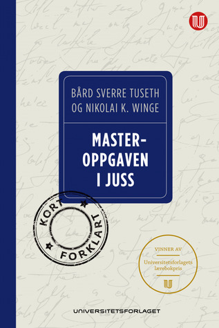Masteroppgaven i juss - kort forklart