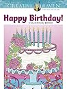 Creative Haven Happy Birthday! Coloring Book by Jessica Mazurkiewicz