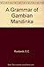 A Grammar of Gambian Mandinka