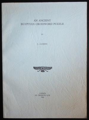 An Ancient Egyptian Crossword Puzzle (Paperback)