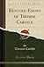 Rescued Essays of Thomas Carlyle