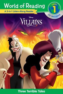 World of Reading Villains 3-in-1 Listen-Along Reader (World of Reading Level 1): 3 Terrible Tales with CD!