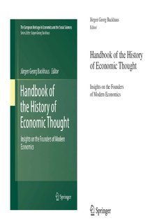 Handbook of the History of Economic Thought (ebook)