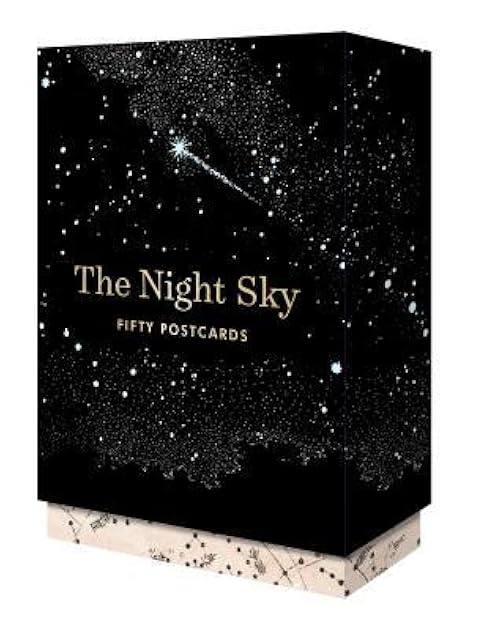 The Night Sky: Fifty Postcards (50 designs; archival images, NASA ephemera, photographs, and more in a gold foil stamped keepsake box;)