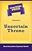 Short Story Press Presents Uncertain Throne by Short Story Press