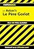 CliffsNotes on Balzac’s Le Père Goriot