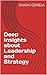 Deep Insights about Leadership and Strategy